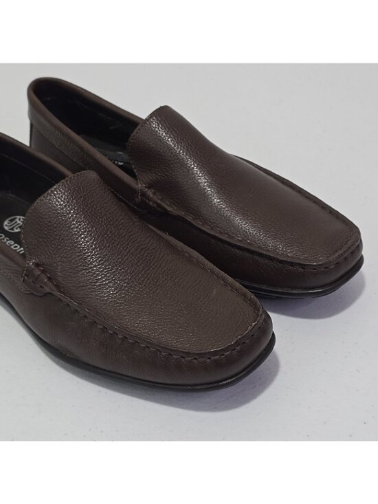 Marc Joseph Loafer Davidson St.  Brown Grainy Style 9887-BRG Men Size 7 NWOB